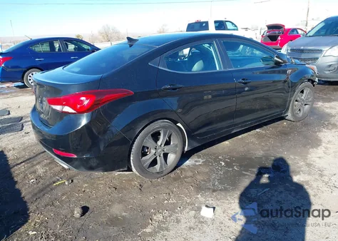 2015 Hyundai Elantra Sport from USA, damaged, VIN KMHDH4AH0FU414267